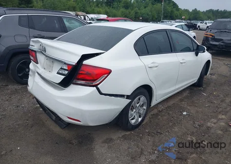 2014 Honda Civic Lx from USA, damaged, VIN 19XFB2F53EE007378